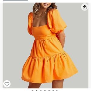 Amazon Orange Dress